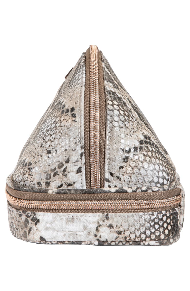 Stephanie Johnson Java Coffee Naomi Makeup Organizer Bag, Alternate, color, 