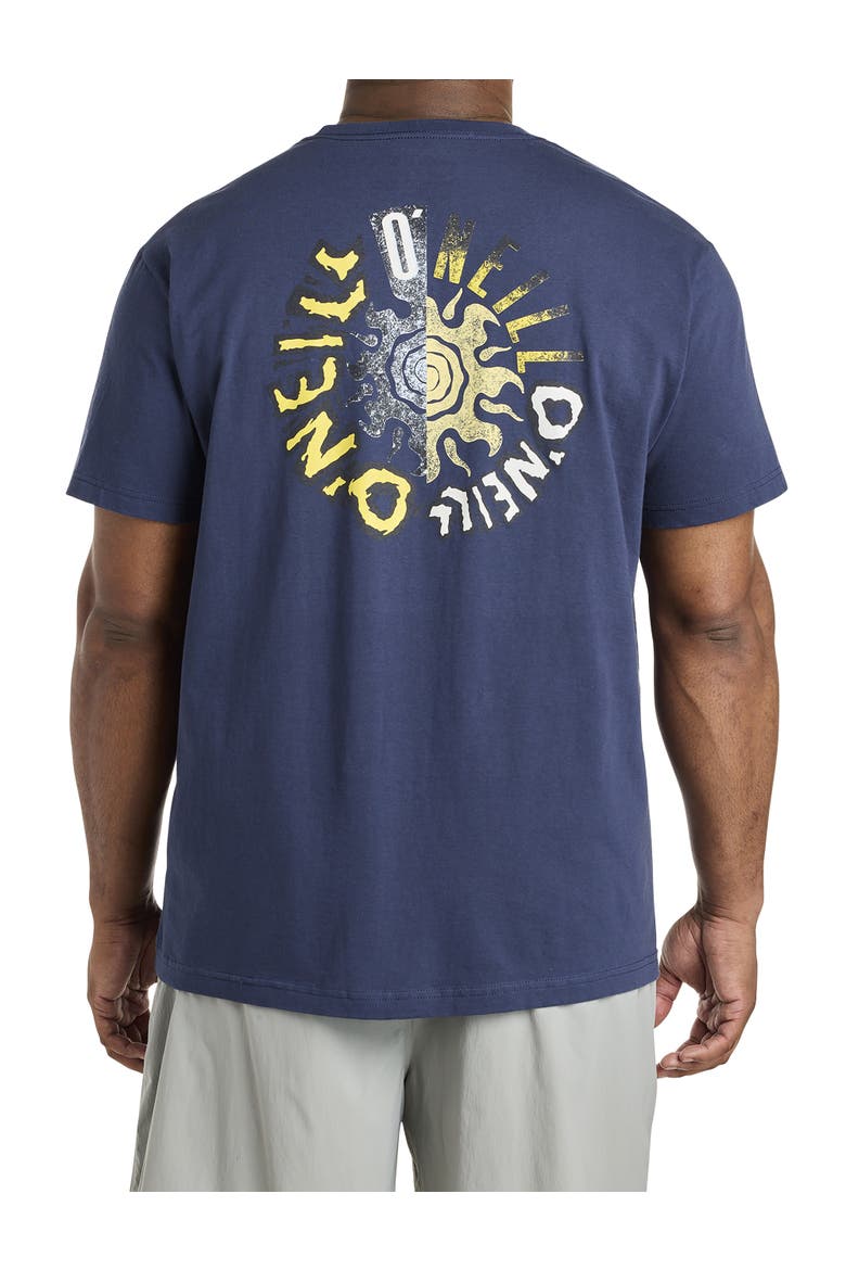 Big & Tall Eclipse Graphic Tee, Alternate, color, NAVY