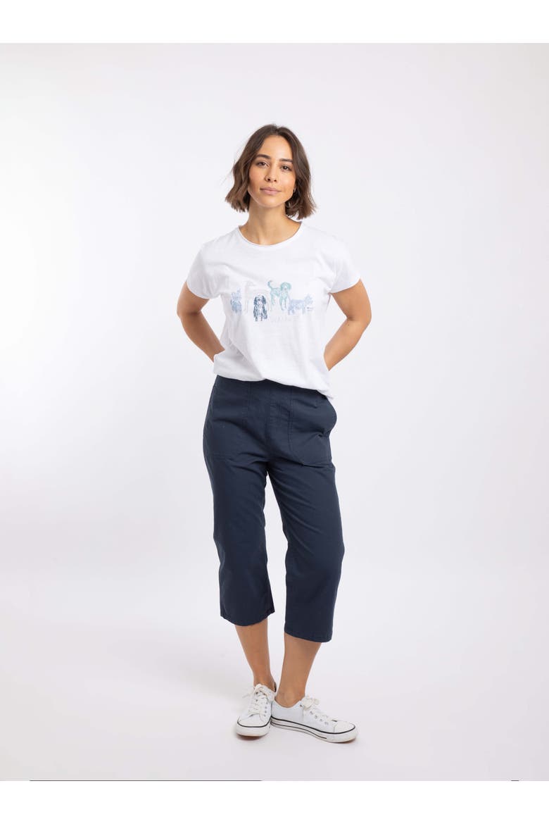 Anyar 3/4 Length Ripstop Trousers, Alternate, color, Navy