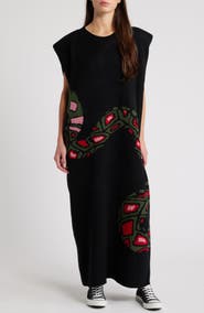 Dressed in Lala Big Reputation Oversize Maxi Sweater Dress