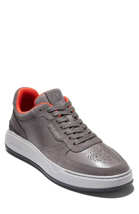 Gray tennis shoes mens best sale