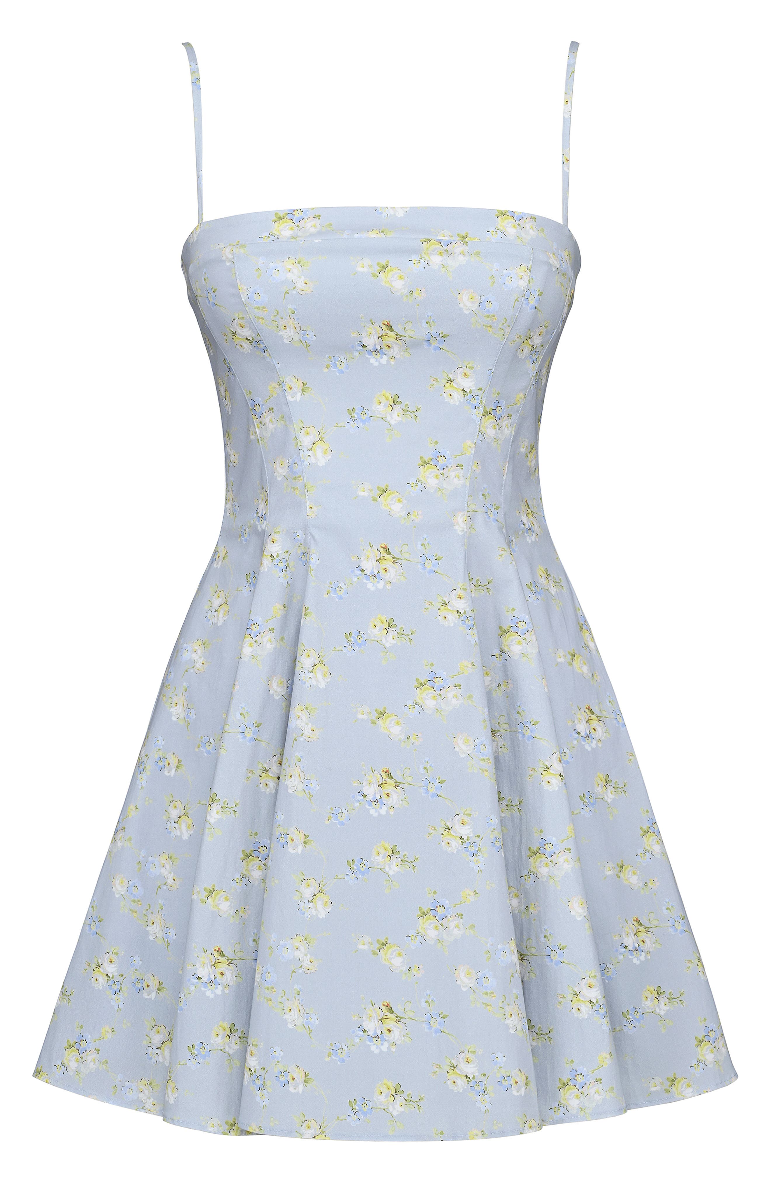 HOUSE OF CB Dolly Wildflower Print Fit & Flare Minidress (Women HOUSE OF CB Dolly Wildflower Print Fit & Flare Minidress (Women