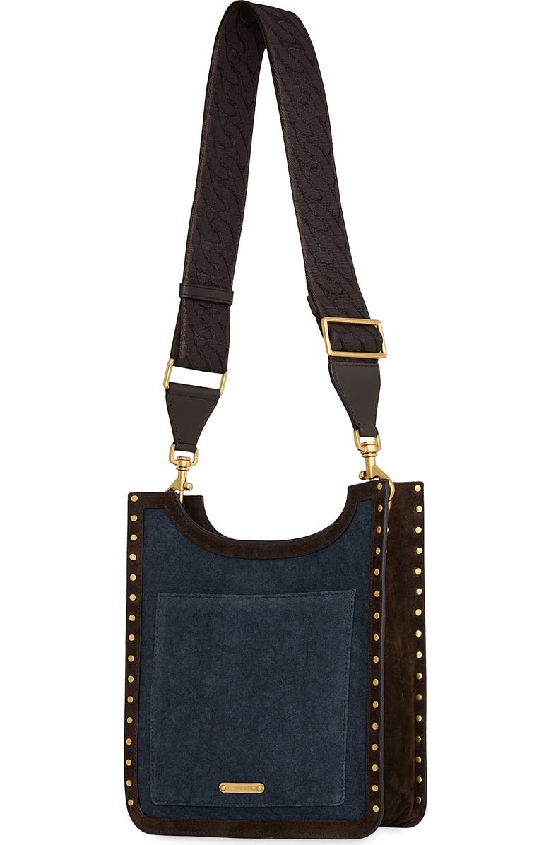 Rebecca Minkoff Medium Darren Feed Crossbody Bag, Alternate, color, Denim/ Fondant