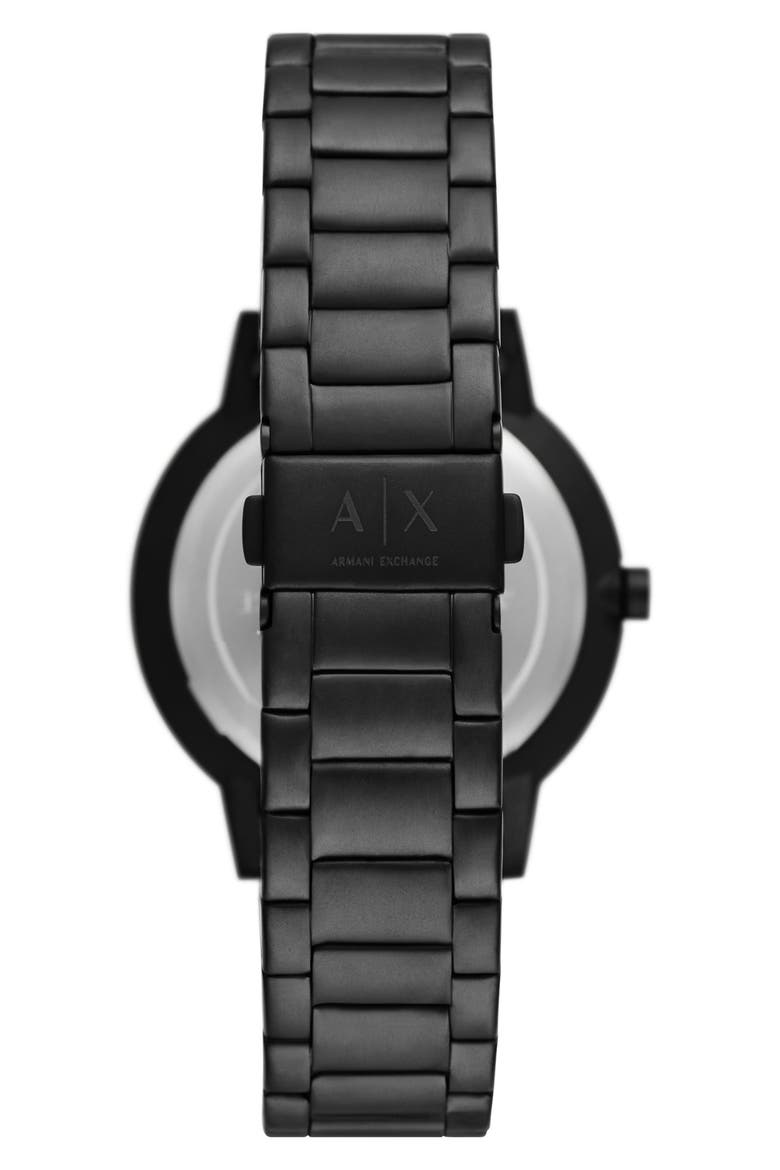 Cayde Quartz Bracelet Watch, 42mm, Alternate, color, BLACK