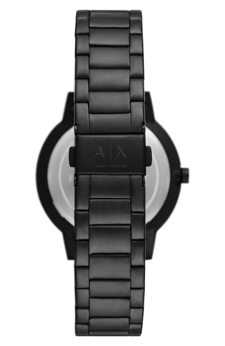 AX Armani Exchange Cayde Quartz Bracelet Watch, 42mm, Alternate, color, Black