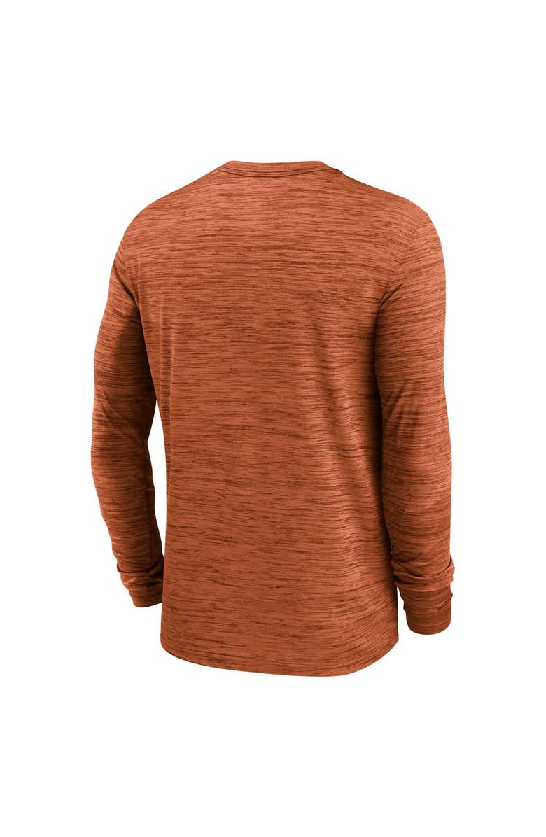 Nike Men's Nike Texas Orange Texas Longhorns 2025 Sideline Velocity Performance Long Sleeve T-Shirt, Alternate, color, 