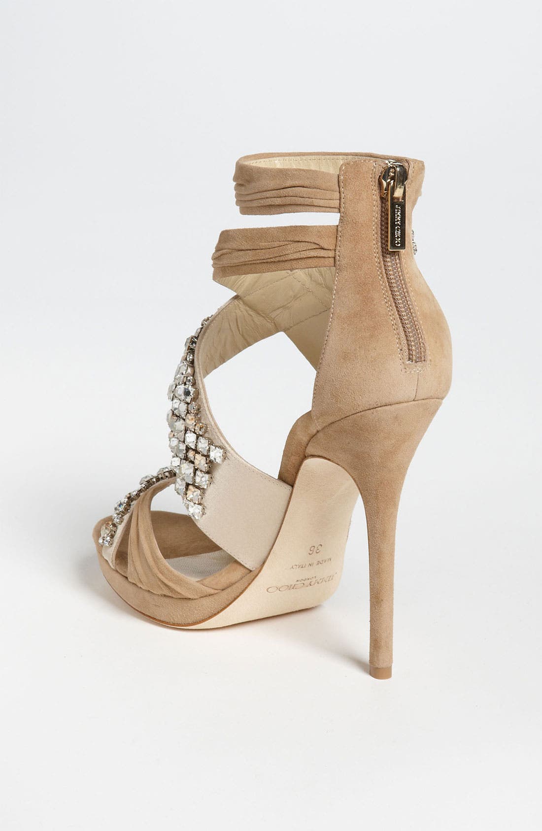 'Kani' Sandal, Alternate, color, NUDE SUEDE