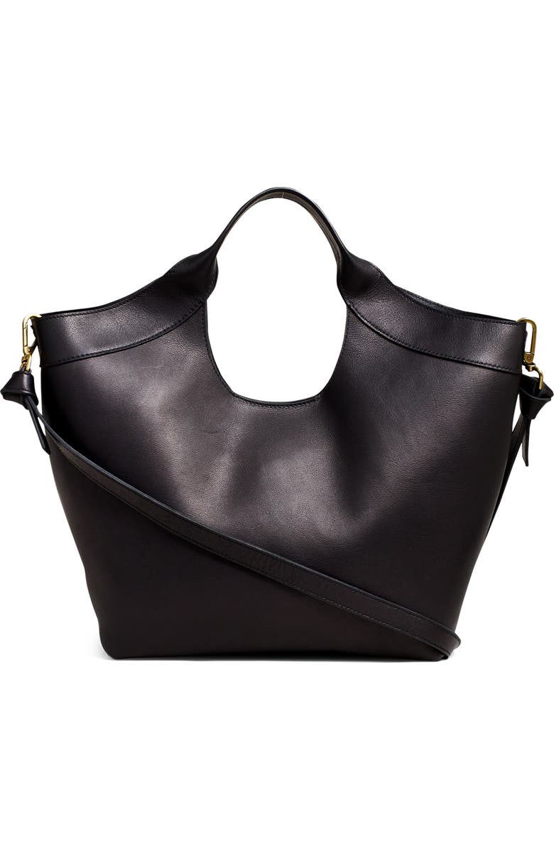 Madewell The Sydney Cutout Leather Tote, Main, color,