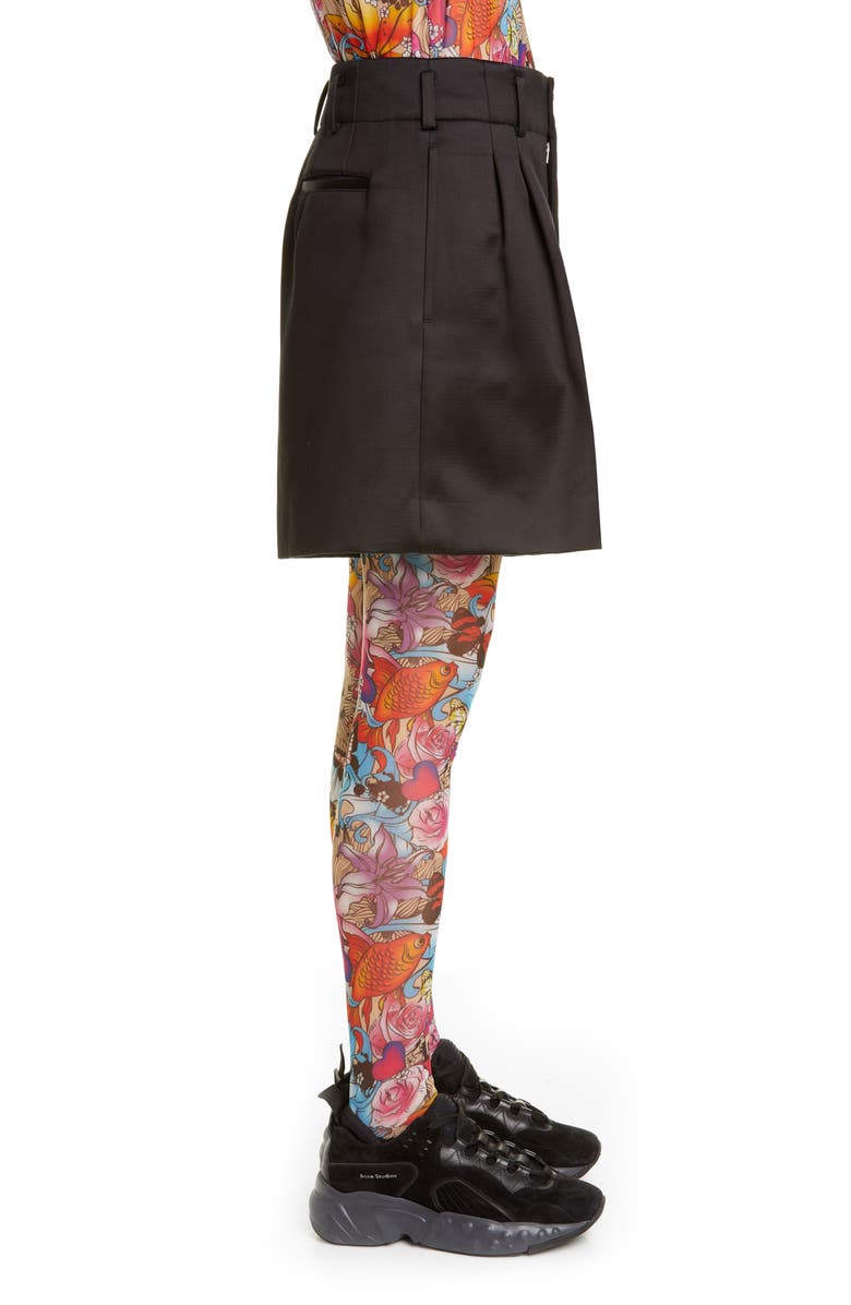 Comme des Garçons Cotton Sateen Shorts, Alternate, color,