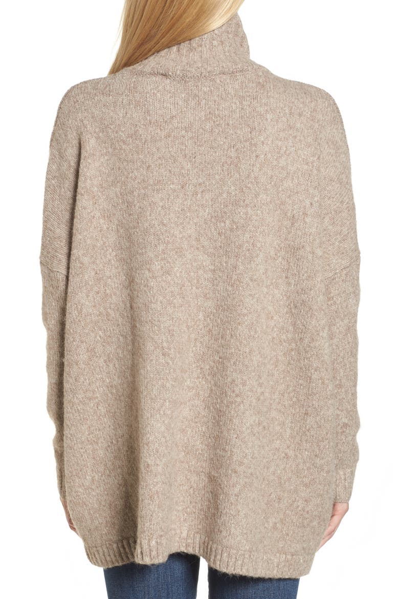 Ora Mock Neck Sweater, Alternate, color, SILVER MINK MULTI