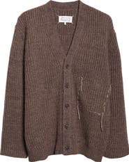 Maison Margiela Virgin Wool Blend Cardigan