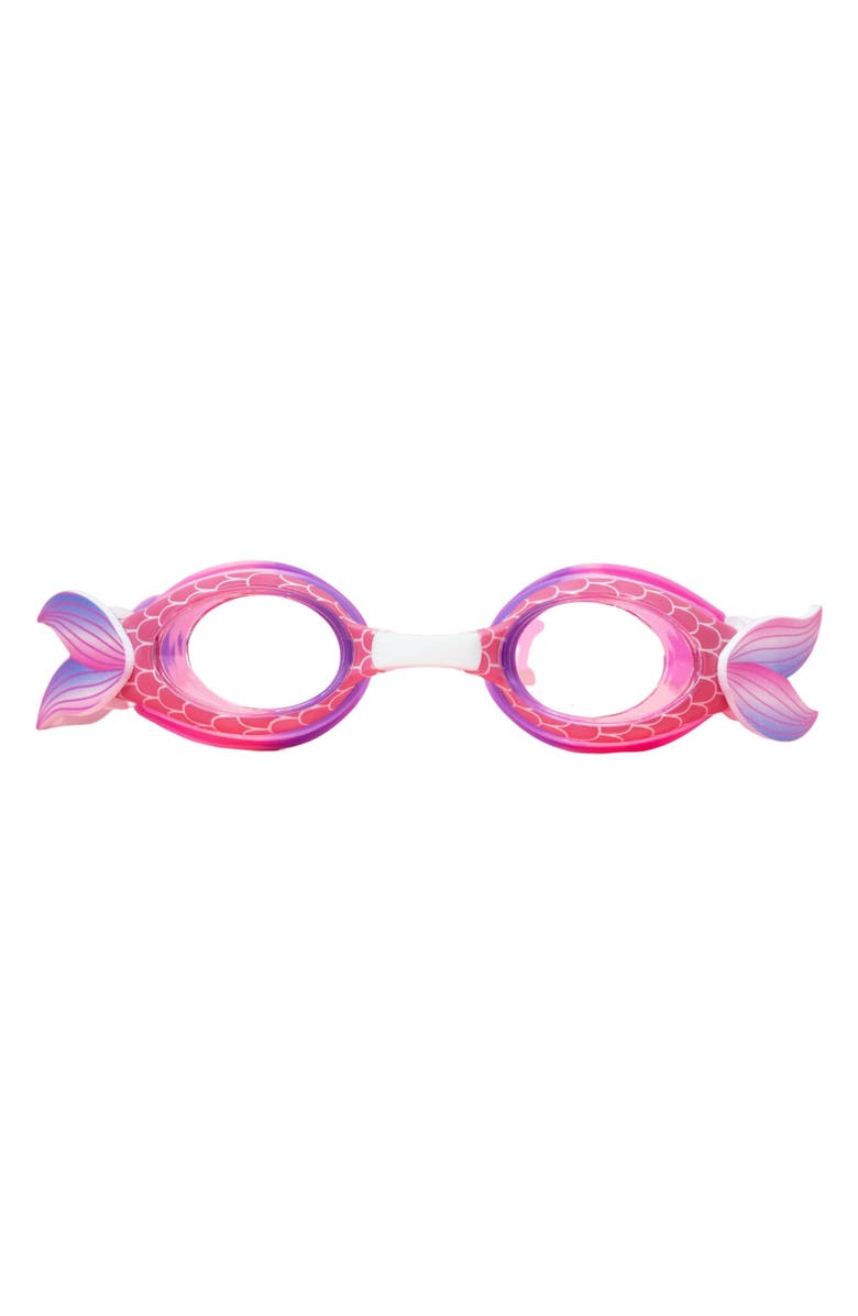 GlamBaby Kids' Fishtail Swim Goggles, Main, color, 