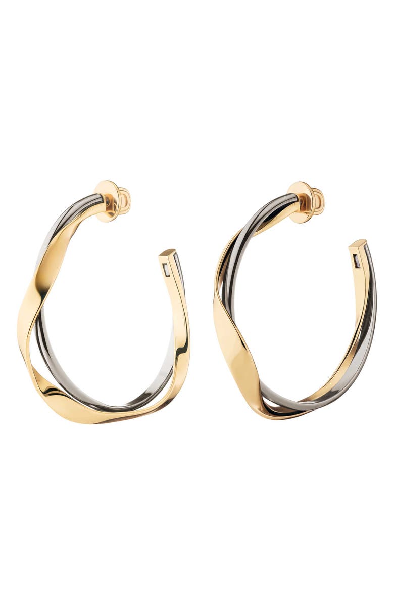DEMARSON Essie Twisted Hoop Earrings, Main, color,
