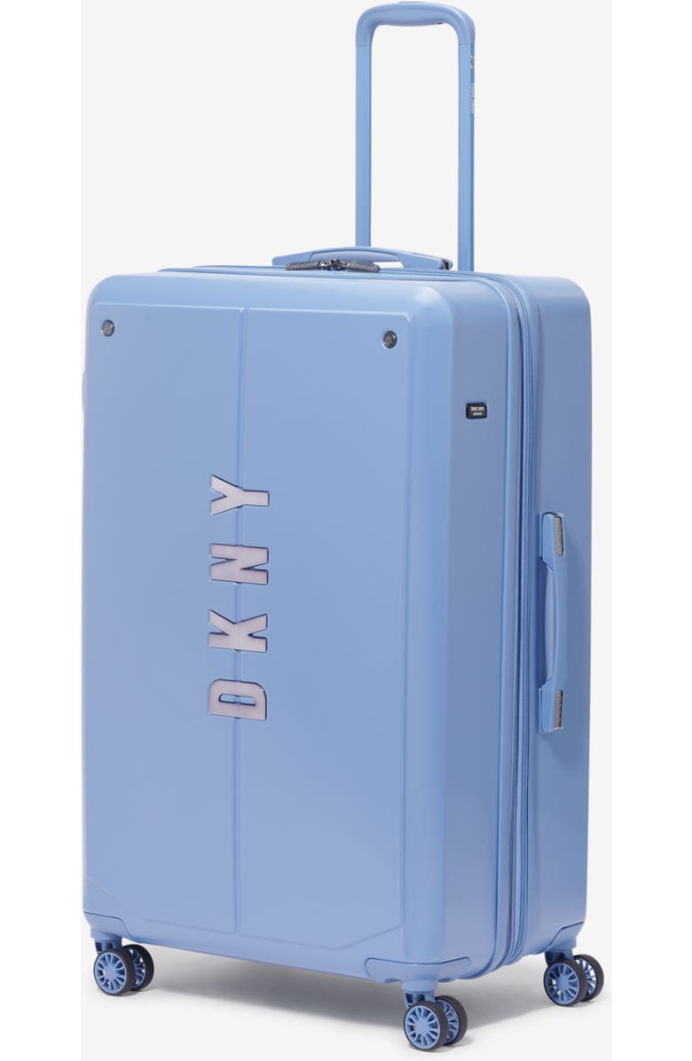 DKNY NYC 28" Upright Suitcase, Alternate, color, Blue Suede