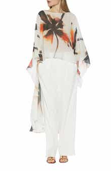 Junia Cover-Up High-Low Chiffon Top