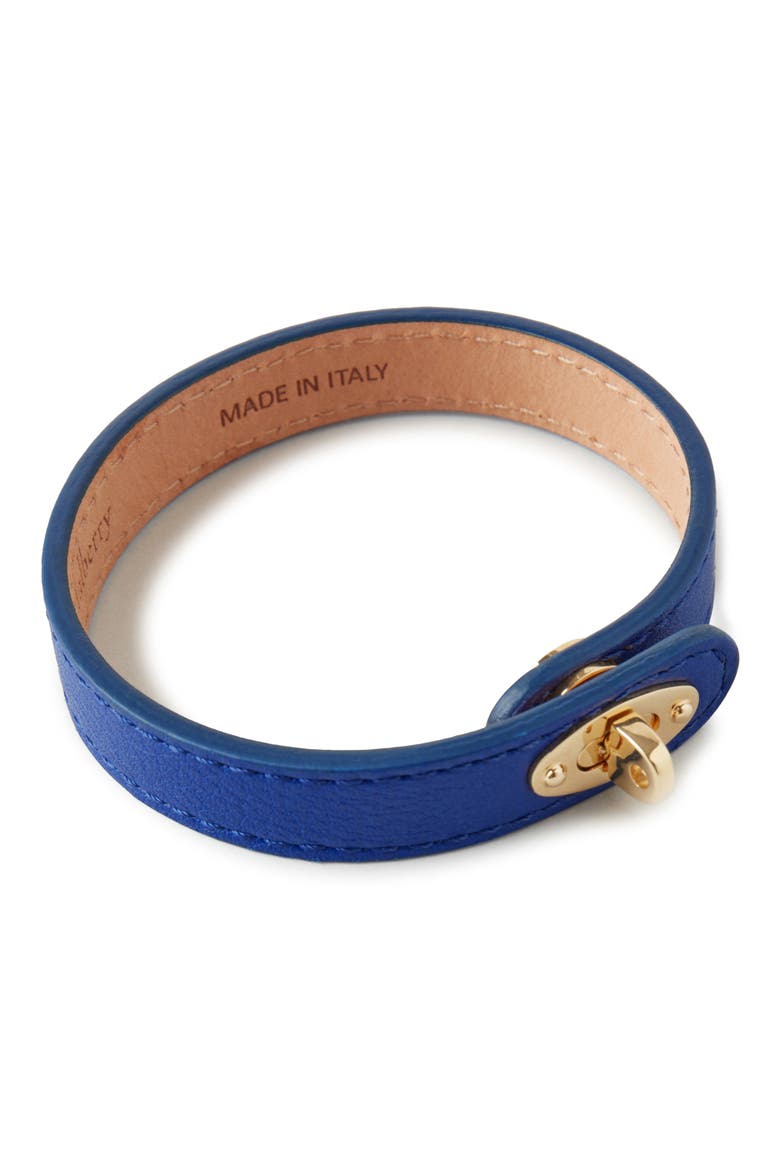 Bayswater Leather Bracelet, Main, color, PIGMENT BLUE