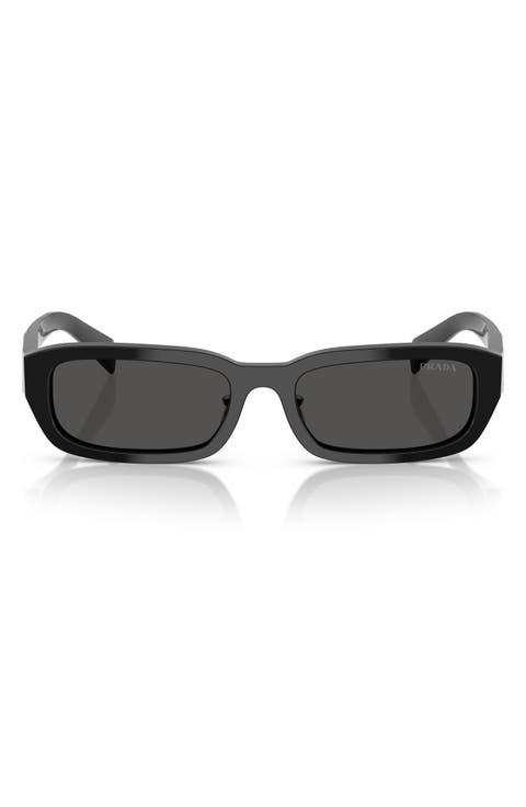 55mm Rectangular Sunglasses