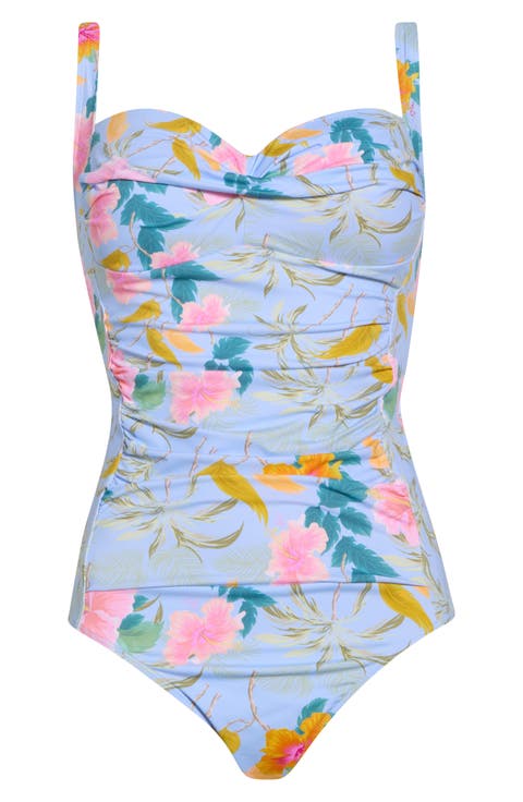 Sweetheart Ruched One-Piece Swimsuit