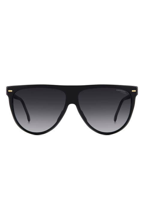60mm Gradient Flat Top Sunglasses