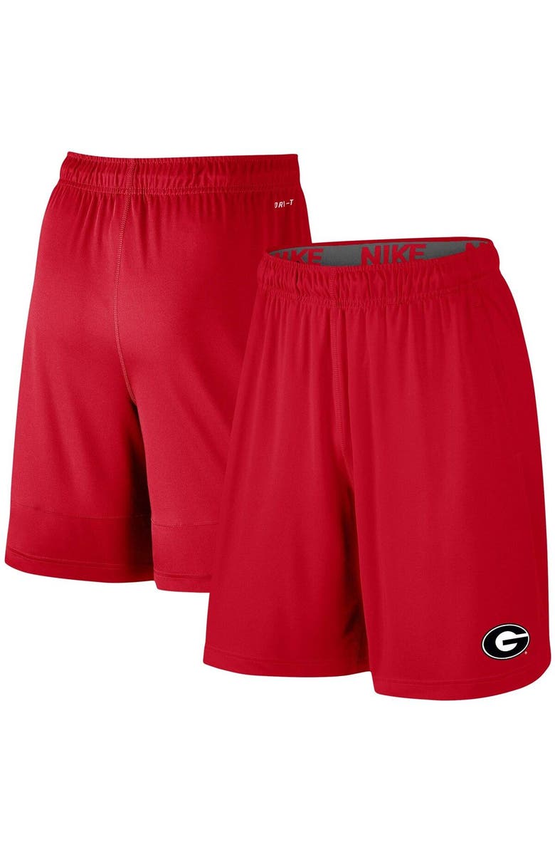 Nike Men's Nike Red Georgia Bulldogs College Primary Logo 2.0 Fly Performance Shorts, Alternate, color, 