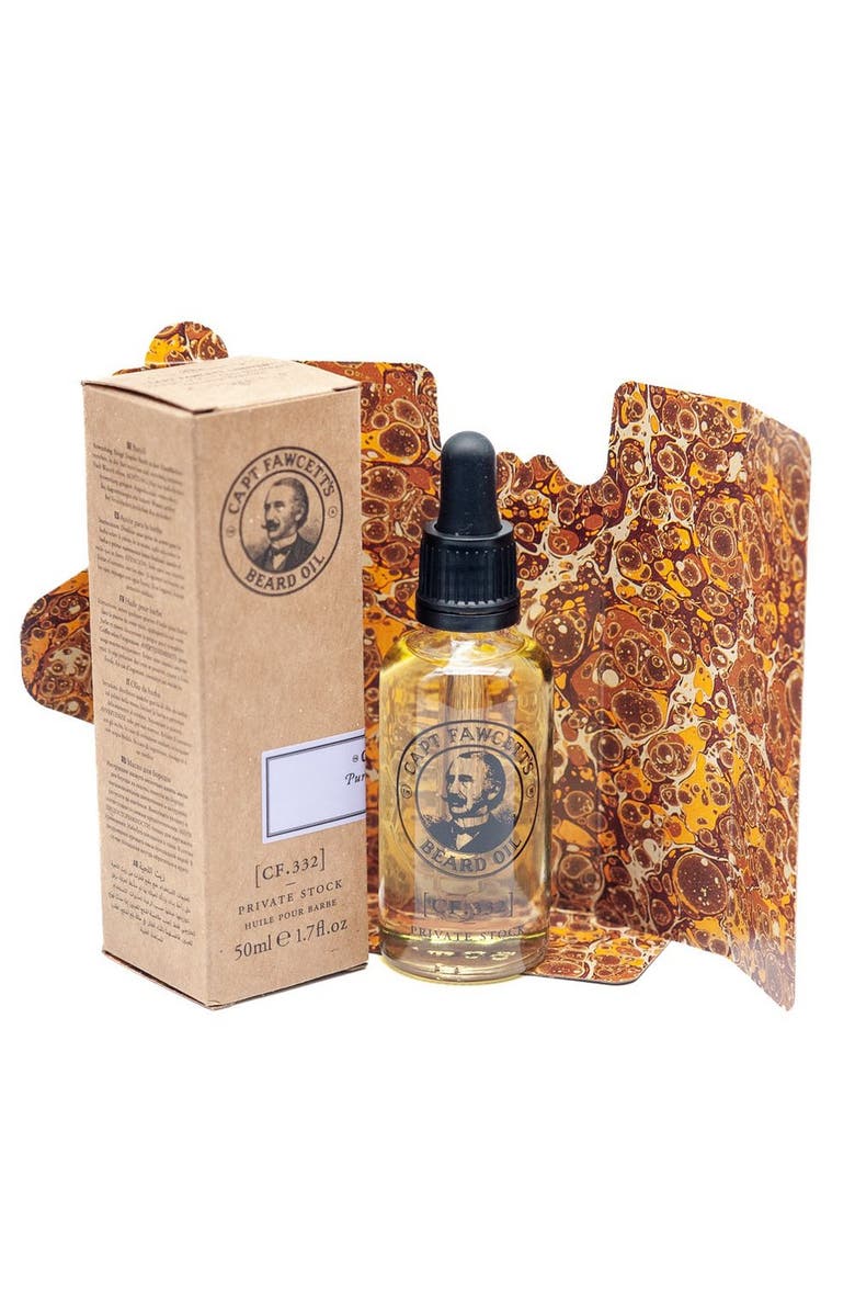 Captain Fawcett Private Stock Beard Oil, Alternate, color, Beard Oil