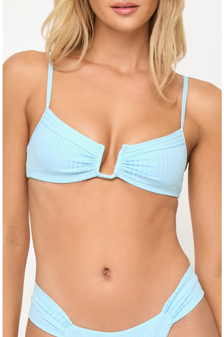 Peyton Bikini Top, Main, color, TOURMALINE