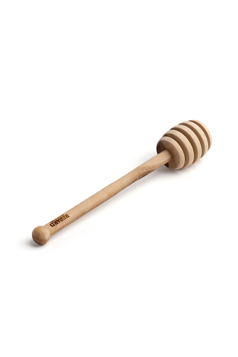 Olive Wood 6-Inch Honey Dipper, Main, color, Brown