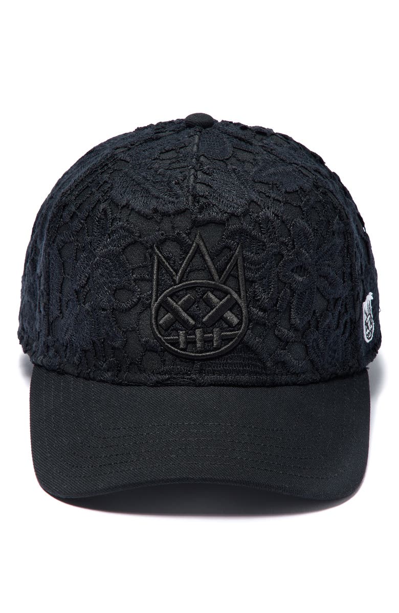 Cult of Individuality Shimuchan Logo Embroidered A-Frame Trucker Hat, Alternate, color, 