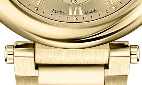 Ferragamo Legacy Quartz Bracelet Watch, 40mm In Gold