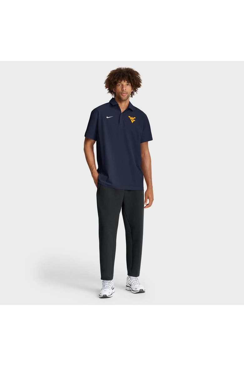 Men's Nike Navy West Virginia Mountaineers 2025 Coaches Sideline Polo, Alternate, color, Navy