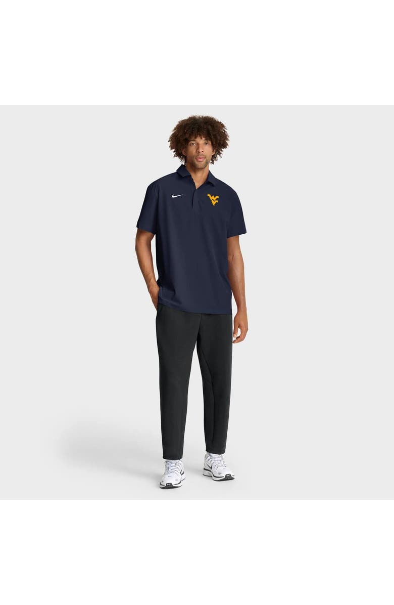 Nike Men's Nike Navy West Virginia Mountaineers 2025 Coaches Sideline Polo, Alternate, color, Navy