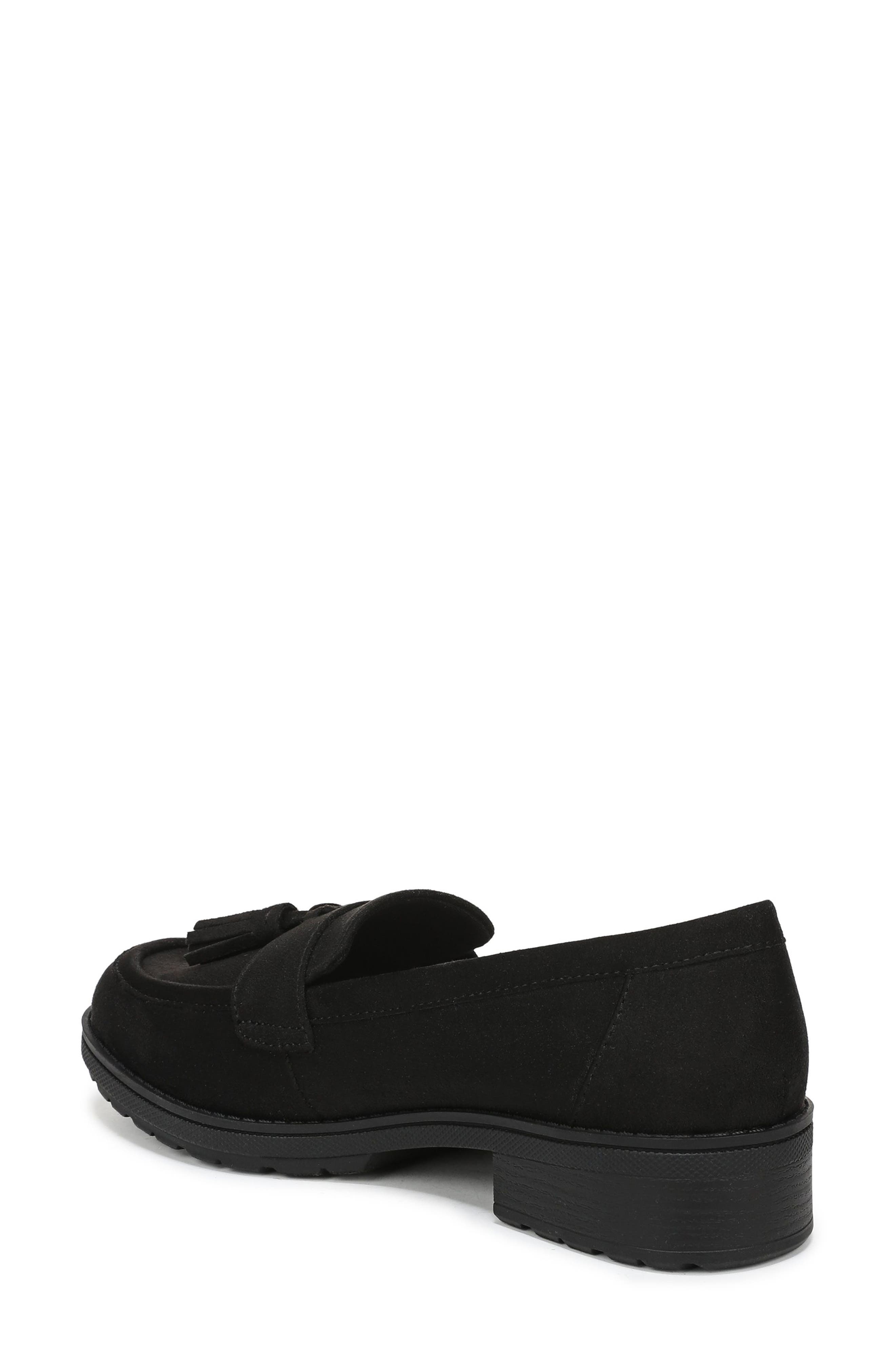 Dazzle Tassel Loafer, Alternate, color, BLACK