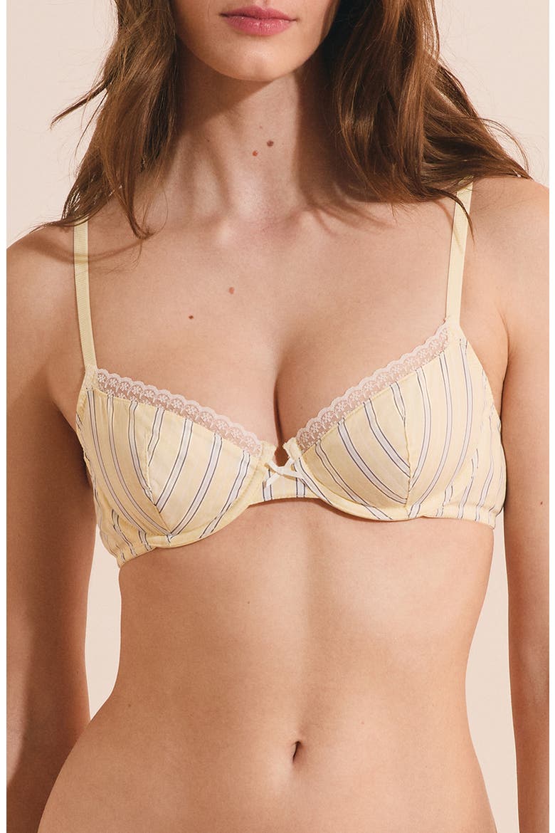 Benicio Day Seamed Underwire Bra, Main, color, VANILLE