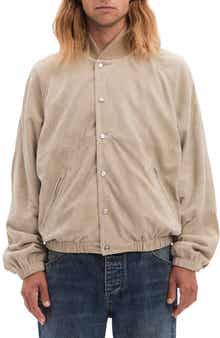 VAYDER Manzoni Goatskin Suede Bomber Jacket