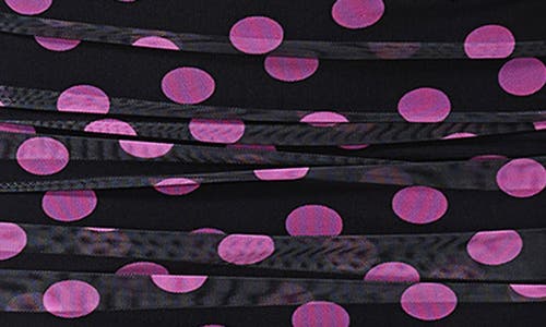 AFRM AFRM ZAMI POLKA DOT OFF THE SHOULDER MINIDRESS 