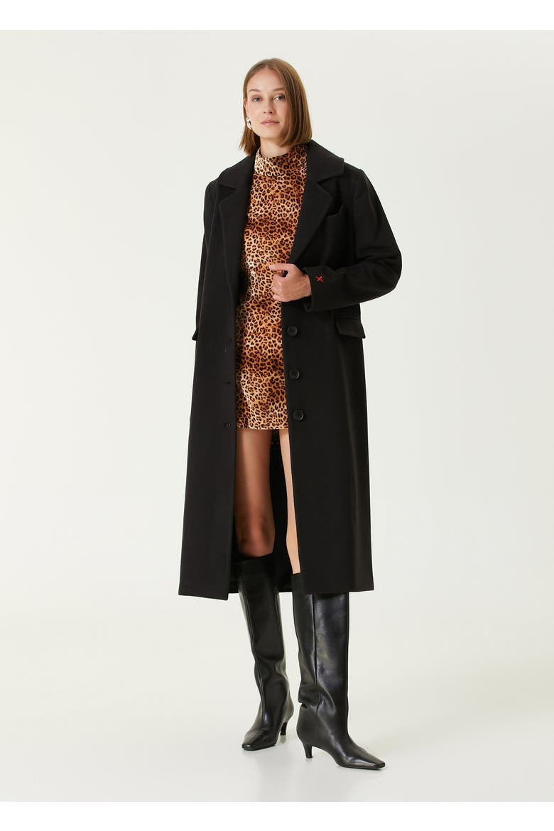 Wool Women's Coat, Alternate, color, BLACK