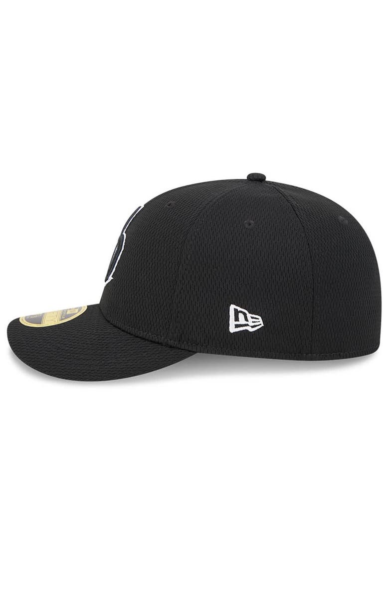 New Era Men's New Era Black Seattle Mariners 2025 MLB Clubhouse Low Profile 59FIFTY Fitted Hat, Alternate, color,