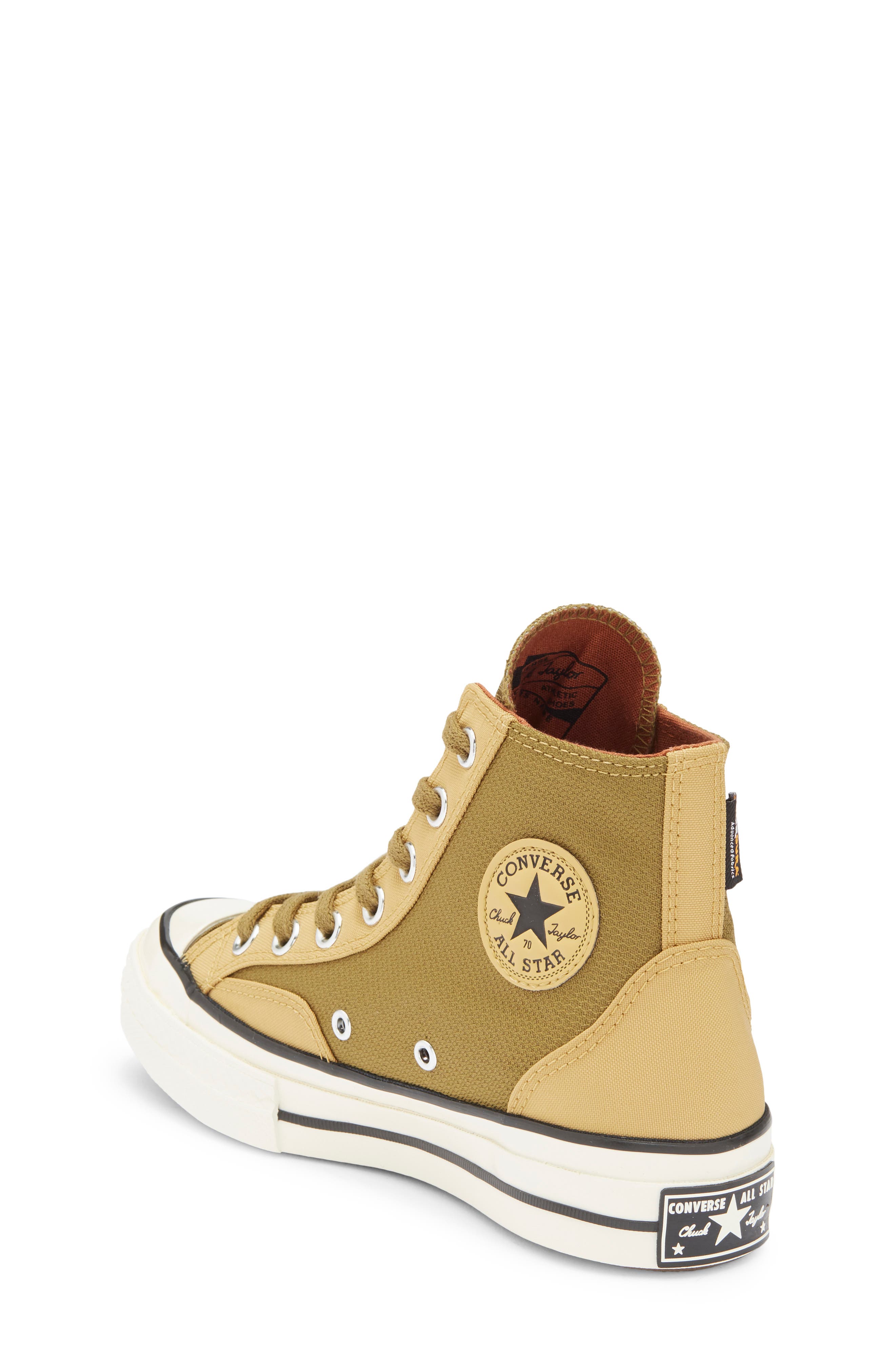 Converse Kids' Chuck Taylor All Star 70 Two-Tone High Top Sneaker, Alternate, color, Cosmic Turtle/ Dune Scape