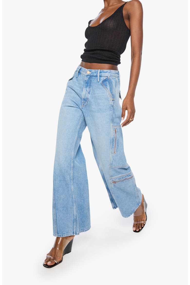 Spicy Lemon Twist Wide Leg Jeans, Alternate, color, WISHBONE