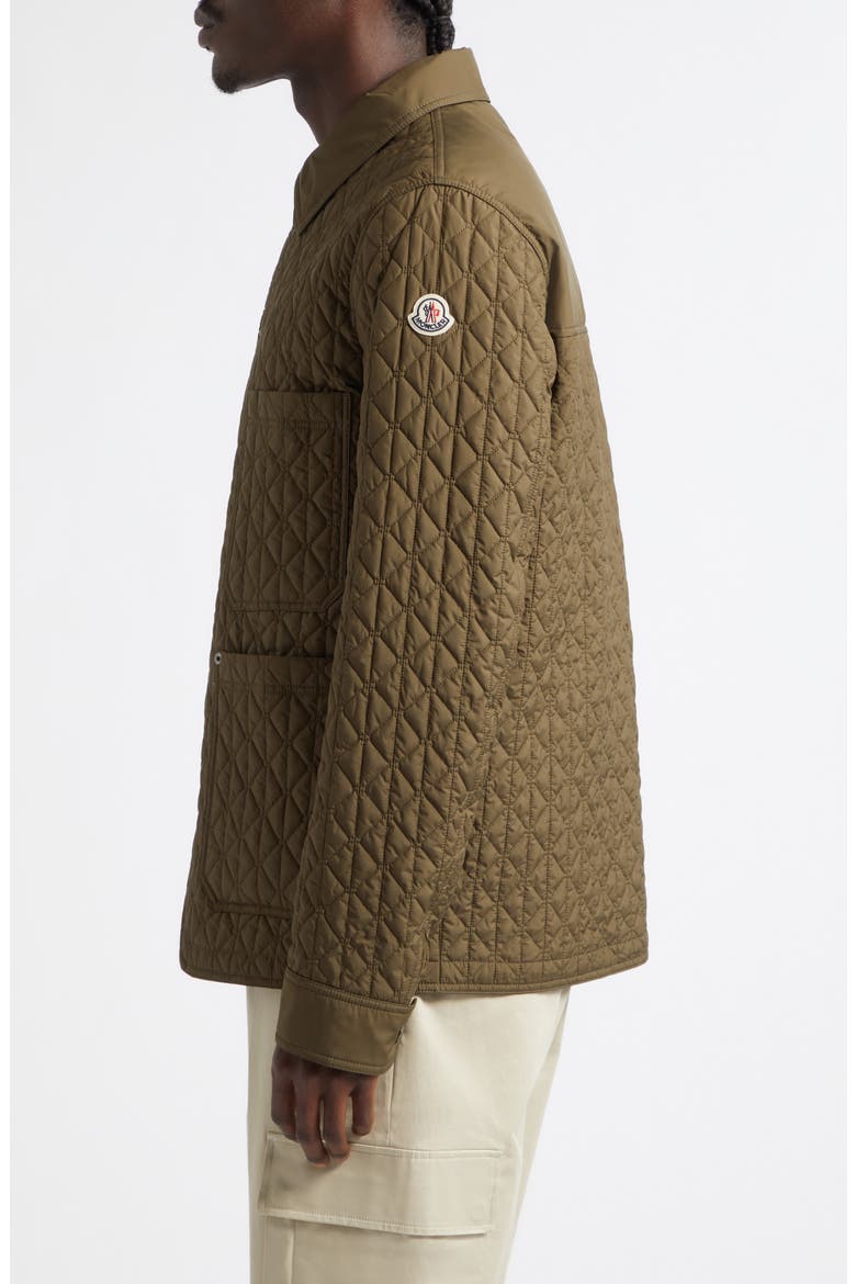Theoline Quilted Down Jacket, Alternate, color, BACKWOODS