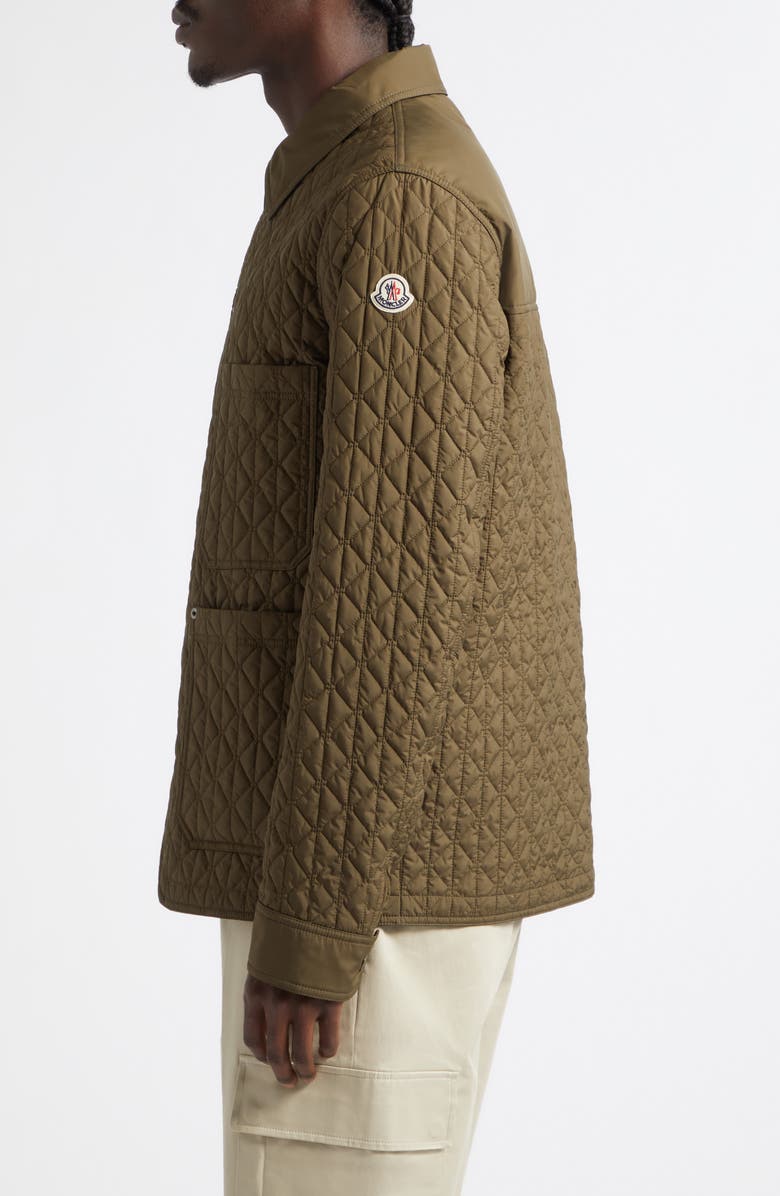 Moncler Theoline Quilted Down Jacket, Alternate, color, Backwoods