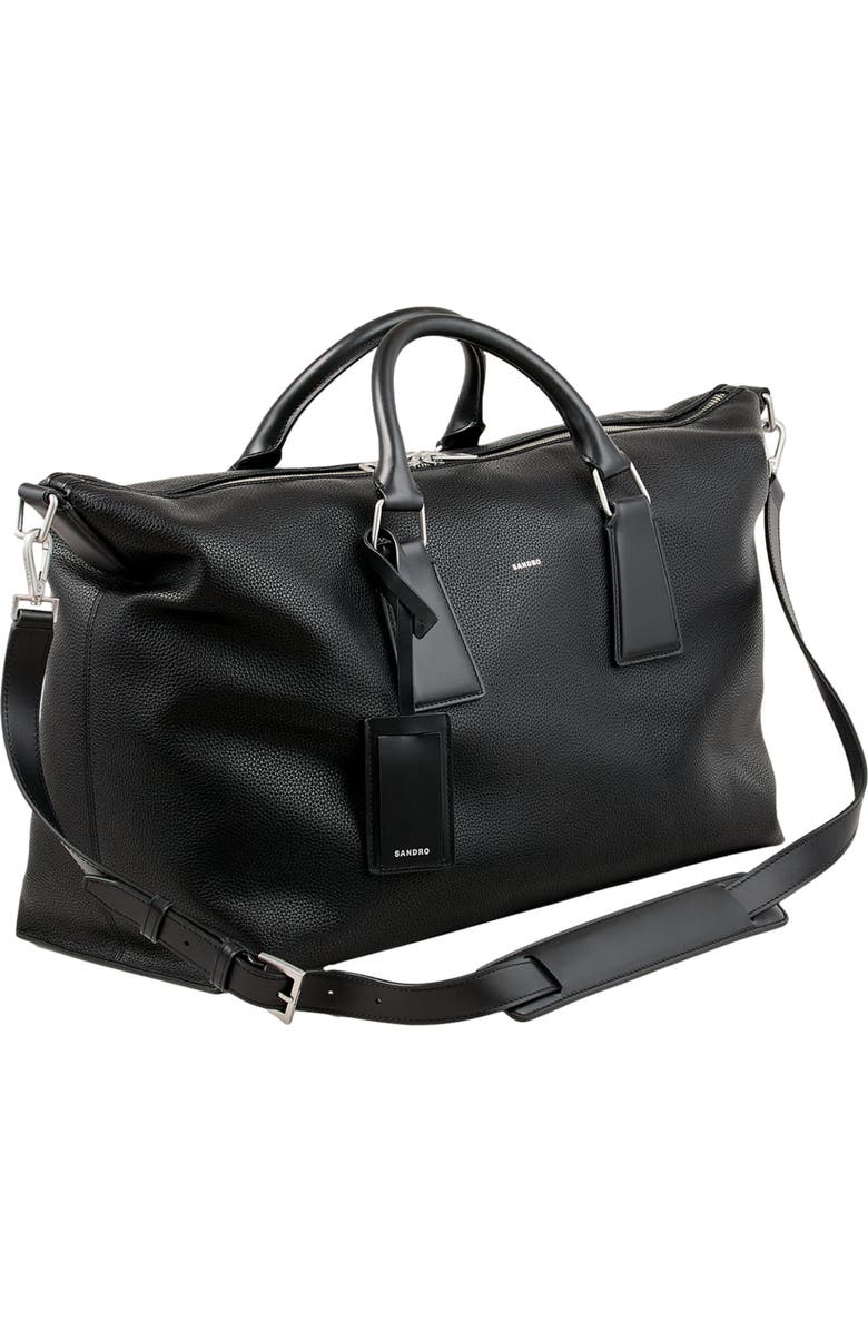 SANDRO Weekend bag, Alternate, color, Black