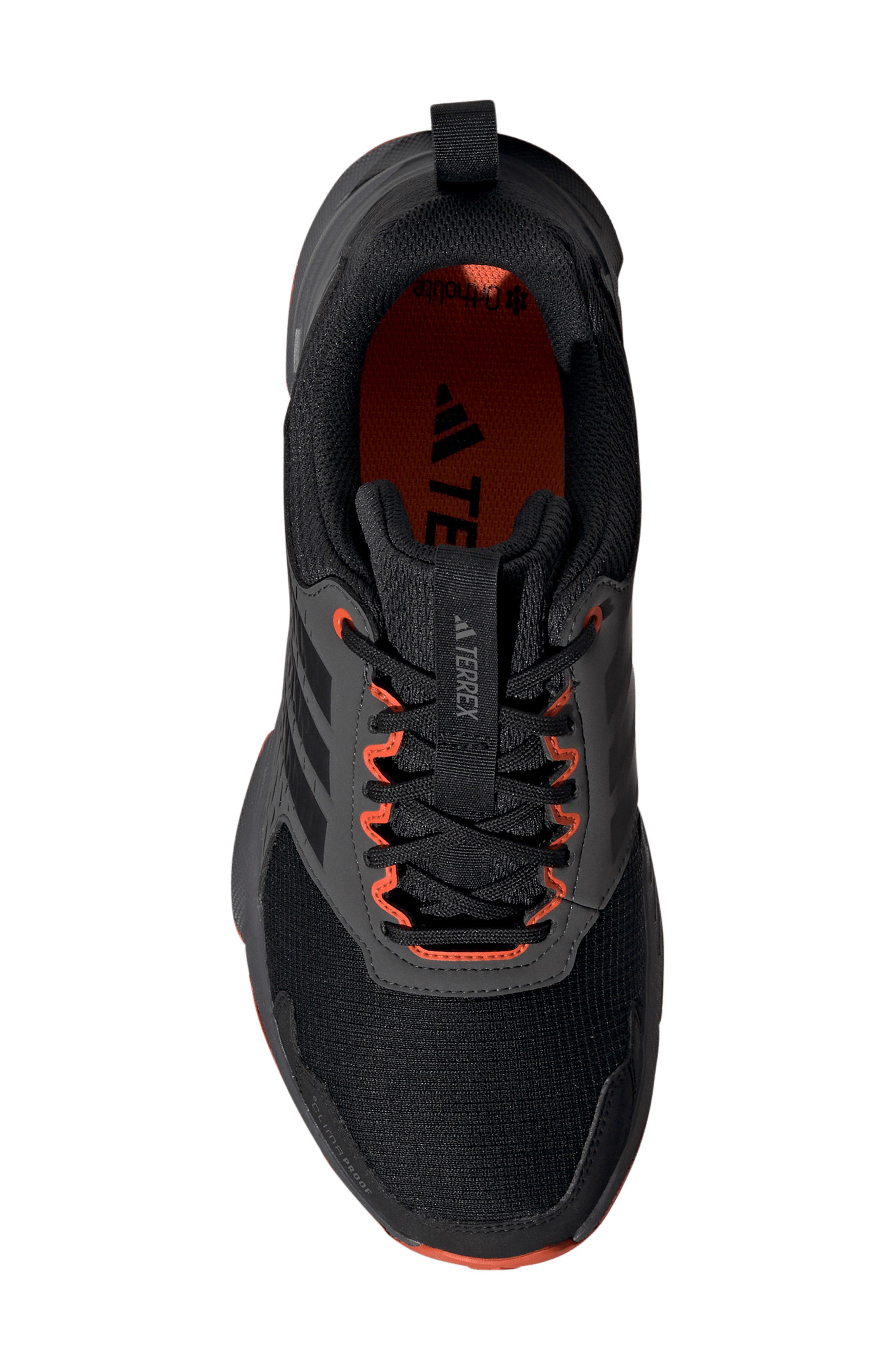 Terrex Tracefinder 2 Hiking Shoe, Alternate, color, CORE BLACK/BLACK/IMPACT ORANGE