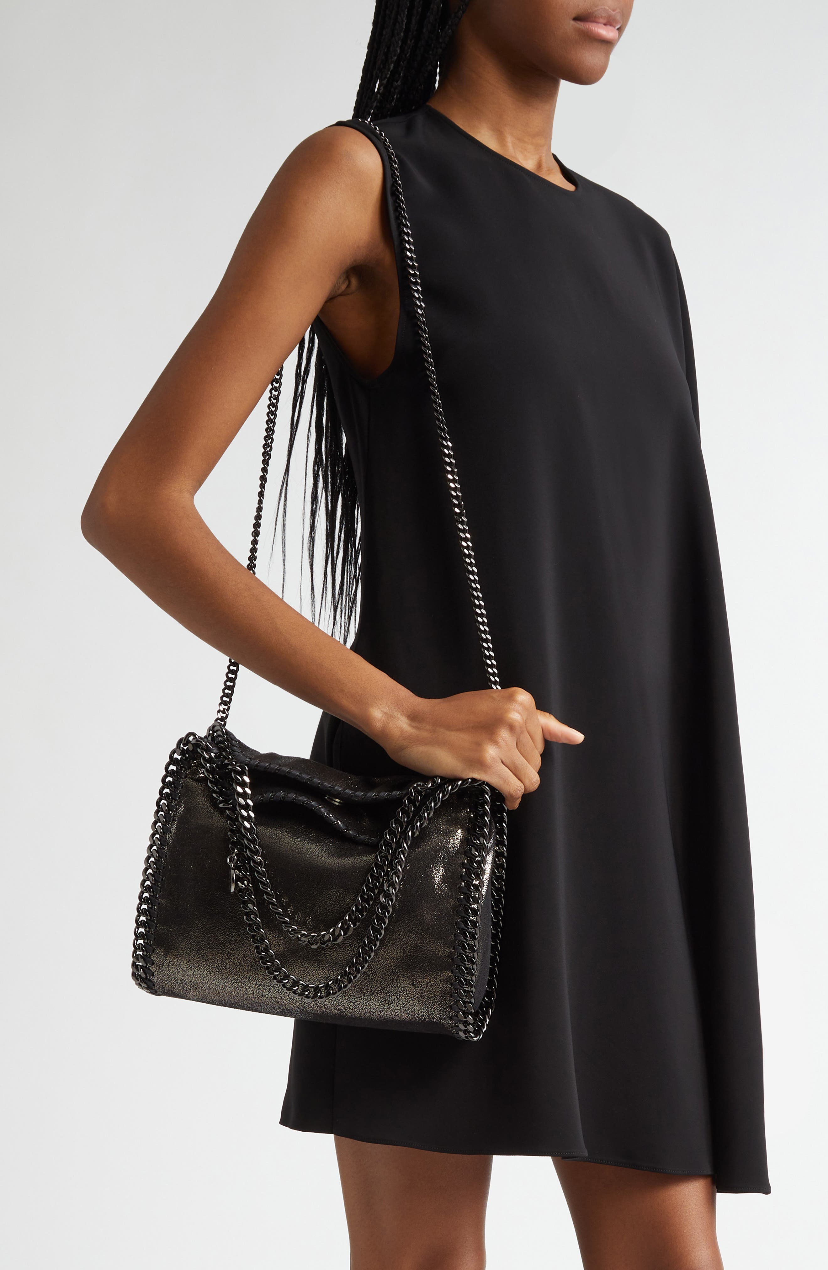 Stella McCartney Mini Falabella Crossbody Tote, Alternate, color, 