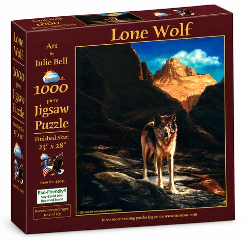 Lone Wolf 1000 piece Jigsaw Puzzle for Adults