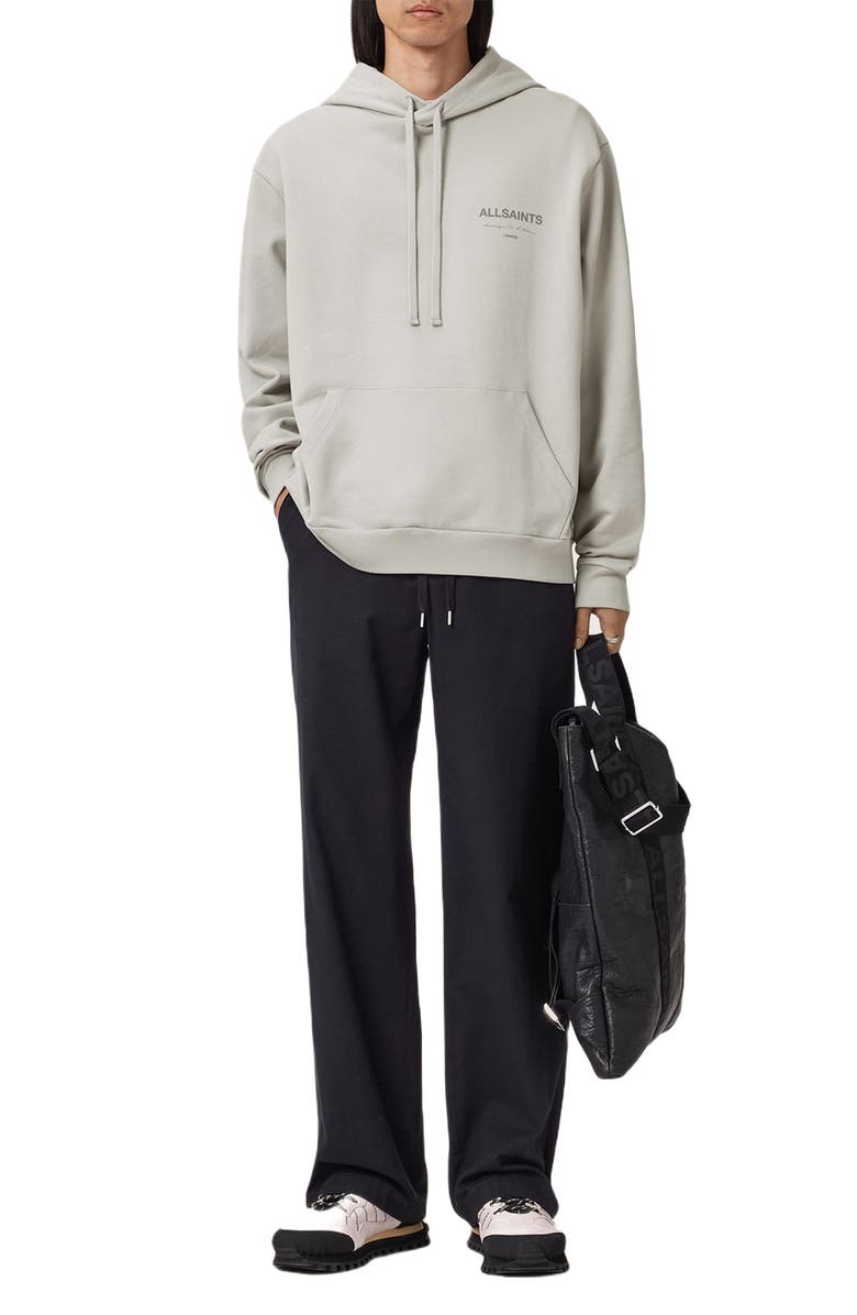 AllSaints Future Cotton Hoodie, Alternate, color, Carbon Grey