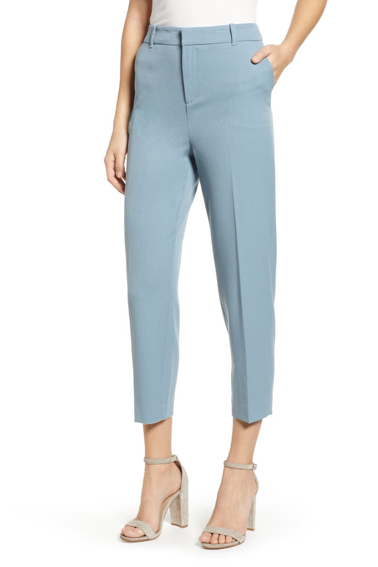 Vendela Ankle Trousers, Main, color, SMOKE BLUE