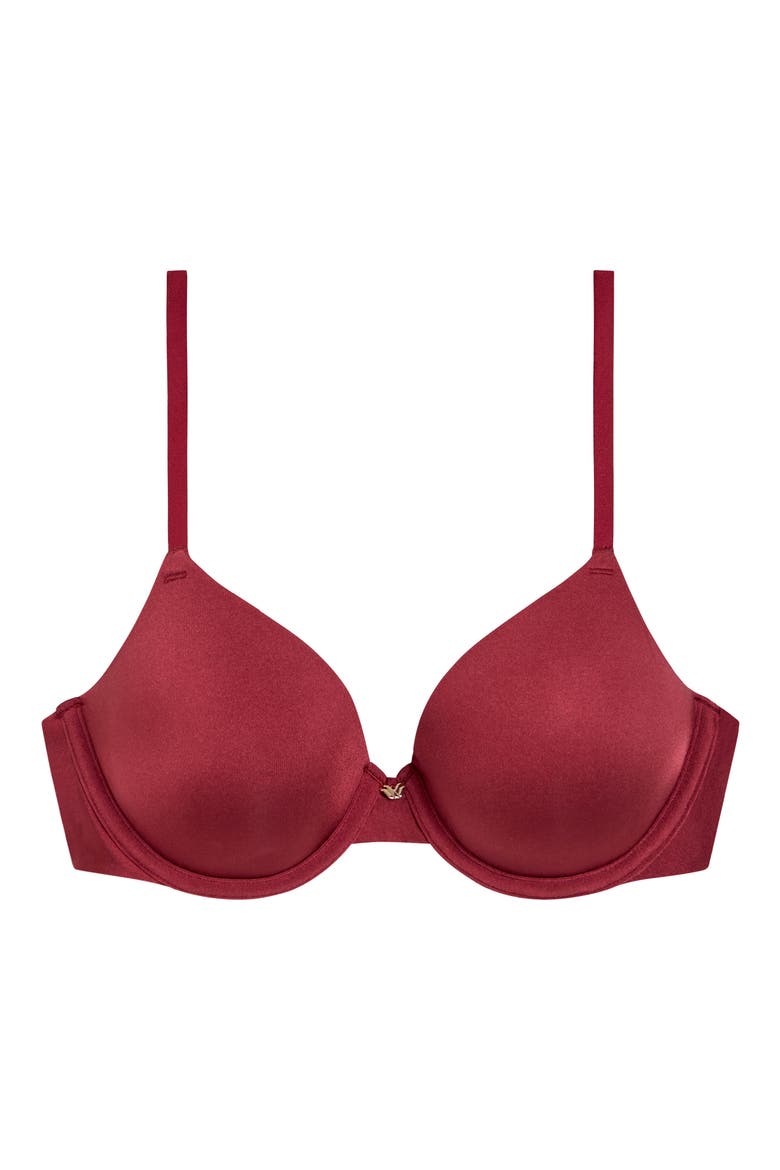 Baseline Underwire Contour Bra, Alternate, color, CABERNET