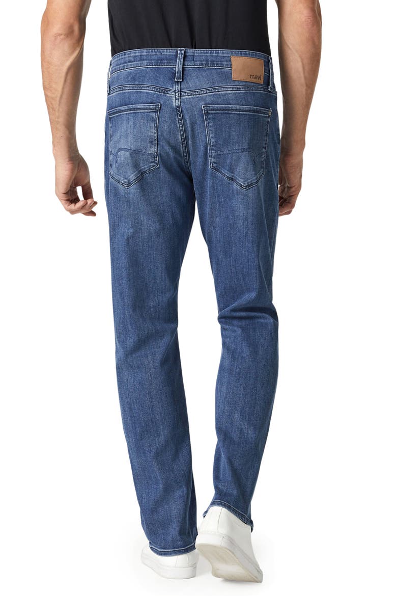 Matt Relaxed Straight Leg Jeans, Alternate, color, MID SUPERMOVE