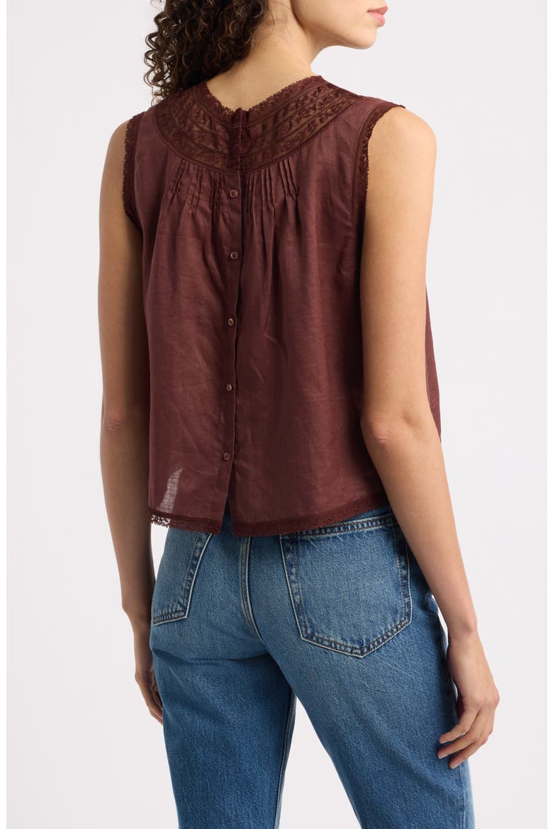Liletta Ramie Top, Alternate, color, DAHLIA